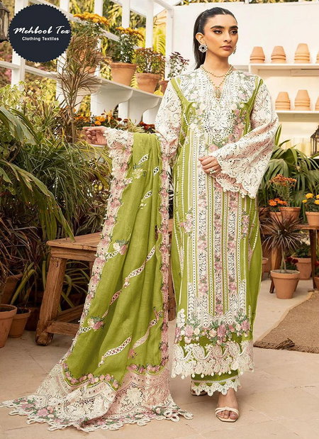 Mehboob Tex 1772 A To C Cotton Embroidery Pakistani Salwar Suits Wholesale Online
